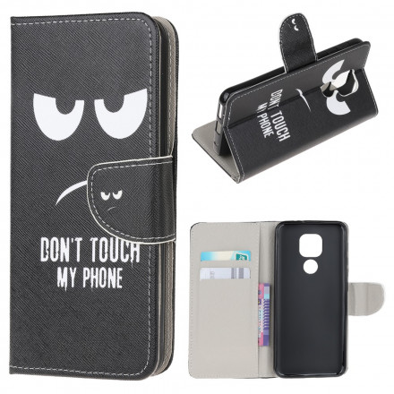 Cover Moto G9 Play Don't Touch My Phone