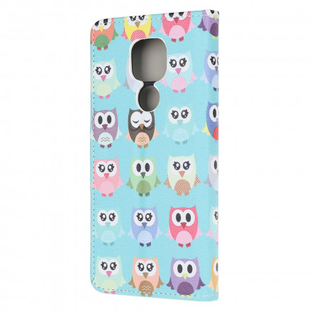 Cover Moto G9 Play Hiboux