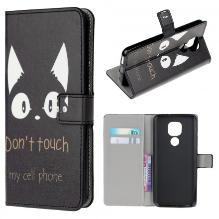 Cover Moto G9 Play Don't Touch My Cell Phone