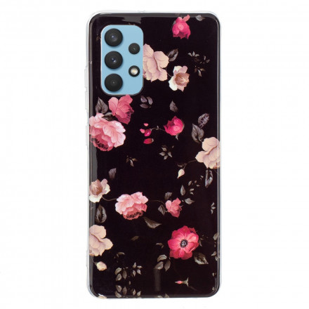 Case Samsung Galaxy A32 4G Series Floralies Fluorescent