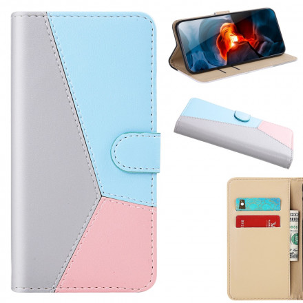 Case Samsung Galaxy A32 4G Leather Effect Tricolor