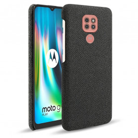 Case Moto G9 Play Texture Tissu