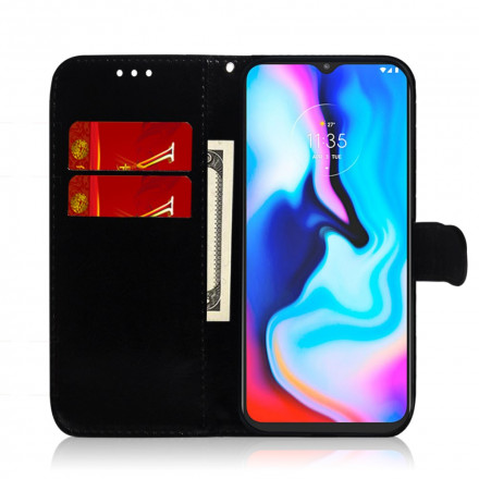 Moto G9 Play Case Leatherette Mirror Cover
