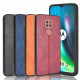 Moto G9 Play Leather effect Seam case