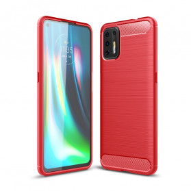Moto G9 Plus Brushed Carbon Fiber Case