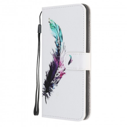 Samsung Galaxy A22 5G Feather Strap Case