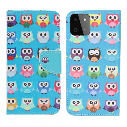 Cover Samsung Galaxy A22 5G Multiples Hiboux