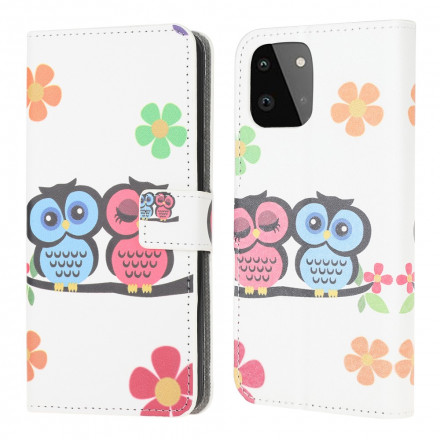 Case Samsung Galaxy A22 5G Couple of Owls