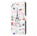 Samsung Galaxy A22 5G Case I love Paris