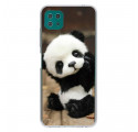 Case Samsung Galaxy A22 5G Transparent Panda Give Me Five