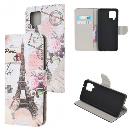 Cover Samsung Galaxy A22 4G Tour Eiffel Rétro