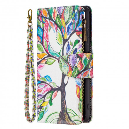 Case Samsung Galaxy A22 5G Zipped Pocket Tree