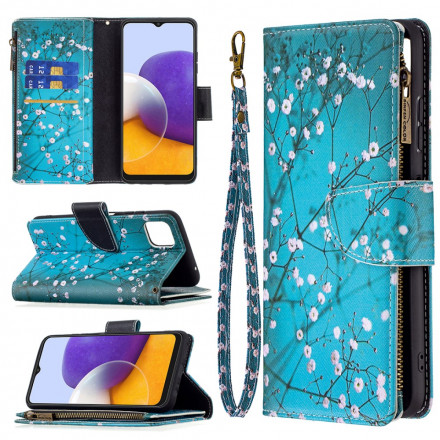 Case Samsung Galaxy A22 5G Zipped Pocket Tree Case Samsung Galaxy A22 5G Zipped Pocket Tree