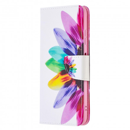 Cover Samsung Galaxy A22 5G Fleur Aquarelle