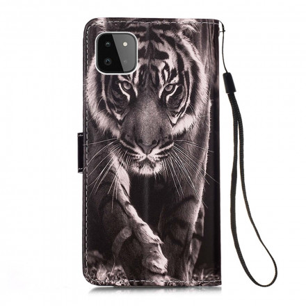Samsung Galaxy A22 5G Night Tiger Case