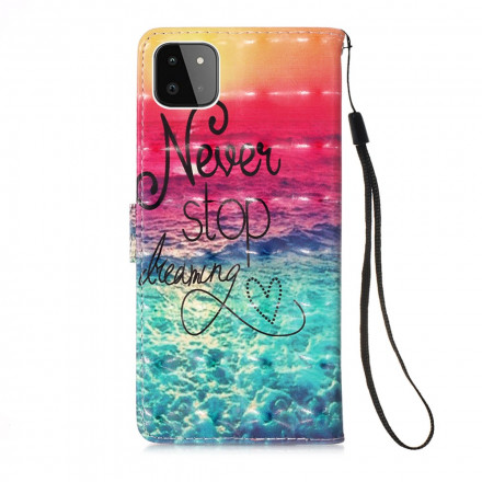 Cover Samsung Galaxy A22 5G Never Stop Dreaming