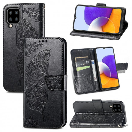 Cover Samsung Galaxy A22 4G Demi Papillons