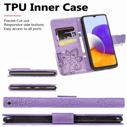 Cover Samsung Galaxy A22 4G Demi Papillons