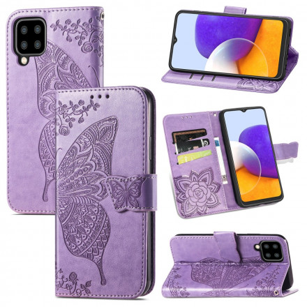 Cover Samsung Galaxy A22 4G Demi Papillons