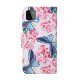 Case Samsung Galaxy A22 5G Floral Butterflies Lanyard