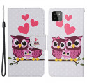 Samsung Galaxy A22 5G Owl Family Case with Strap