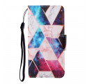 Samsung Galaxy Case A22 4G Marble with Strap