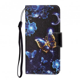 Samsung Galaxy A22 4G Precious Butterflies Strap Case
