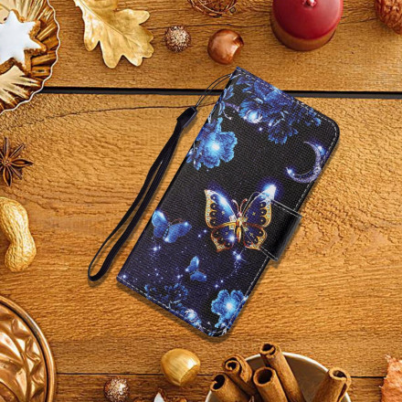 Samsung Galaxy A22 4G Precious Butterflies Strap Case