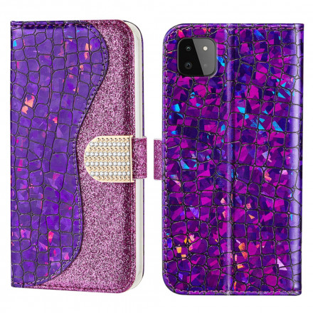 Housings Samsung Galaxy A22 5G Croco Diamants