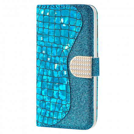 Cover Samsung Galaxy A22 4G Croco Diamants