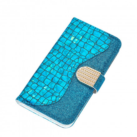 Cover Samsung Galaxy A22 4G Croco Diamants