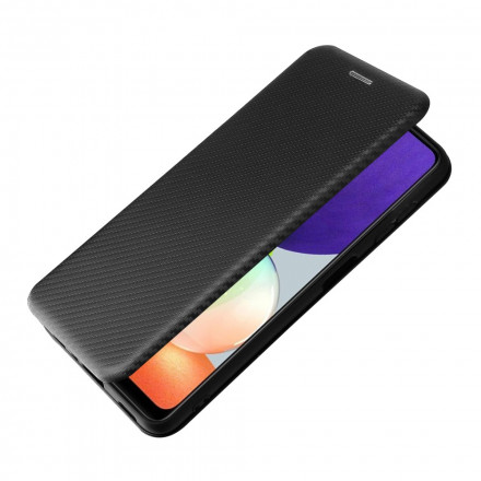 Flip Cover Samsung Galaxy A22 4G Carbon Fiber