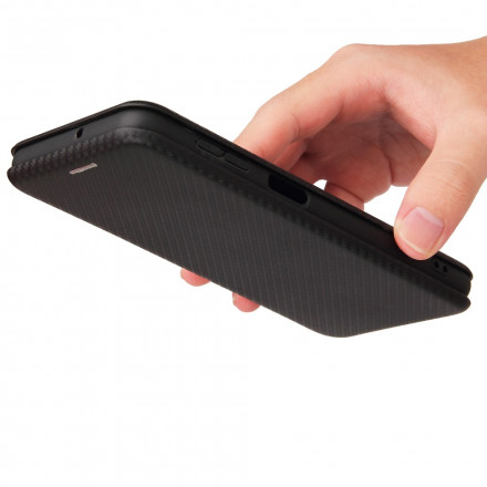 Flip Cover Samsung Galaxy A22 4G Carbon Fiber