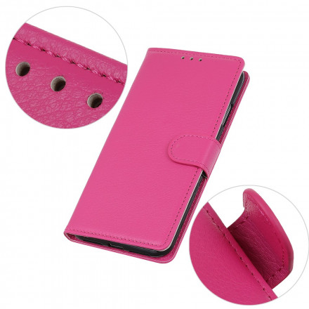 Case Samsung Galaxy A22 5G Leatherette Traditional Lychee