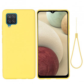 Samsung Galaxy A22 4G Liquid Silicone Case with Strap