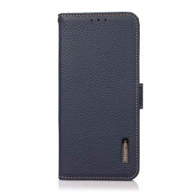 Cover Samsung Galaxy A22 5G Cuir Lychee KHAZNEH RFID