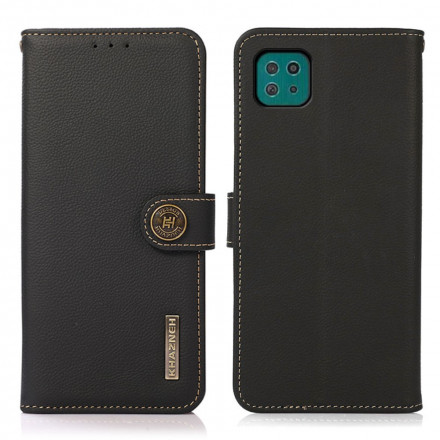 Samsung Galaxy A22 5G Genuine Leather Case KHAZNEH RFID Samsung Galaxy A22 5G Genuine Leather Case KHAZNEH RFID