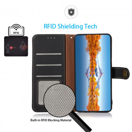 Samsung Galaxy A22 5G Genuine Leather Case KHAZNEH RFID Samsung Galaxy A22 5G Genuine Leather Case KHAZNEH RFID