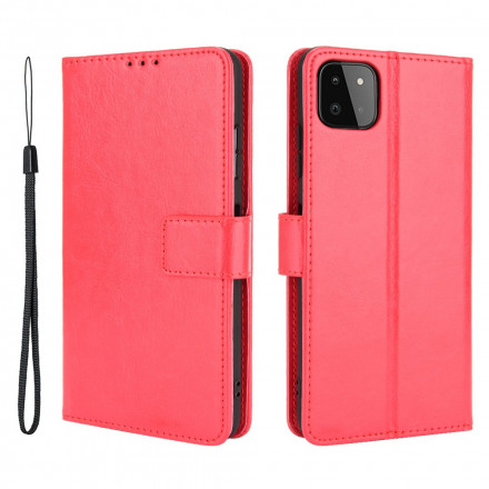 Cover Samsung Galaxy A22 5G Simili Cuir Flashy