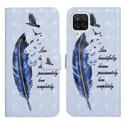 Samsung Galaxy A22 4G Case Feather and Message