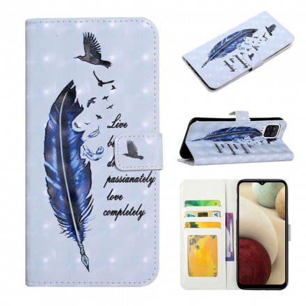 Samsung Galaxy A22 4G Case Feather and Message