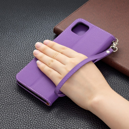 Case Samsung Galaxy A22 5G Lychee Oblique Flap