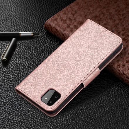 Case Samsung Galaxy A22 5G Lychee Oblique Flap