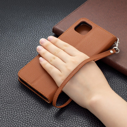 Case Samsung Galaxy A22 5G Lychee Oblique Flap