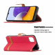 Samsung Galaxy A22 5G Case Fabric and Leather effect with strap
