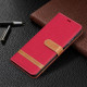 Samsung Galaxy A22 5G Fabric and Leather Effect Case with Strap
