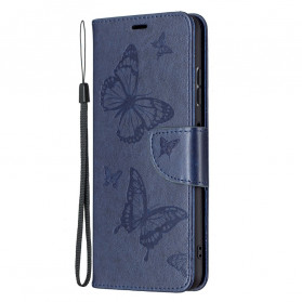 Case Samsung Galaxy A22 5G Butterflies in Flight with Strap