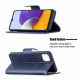Case Samsung Galaxy A22 5G Smooth Oblique Flap