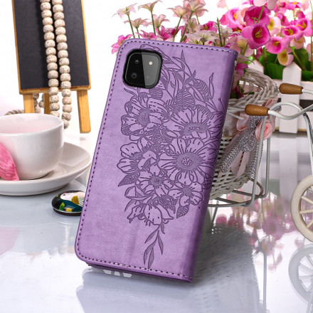 Samsung Galaxy A22 5G Butterfly Design Case with Strap