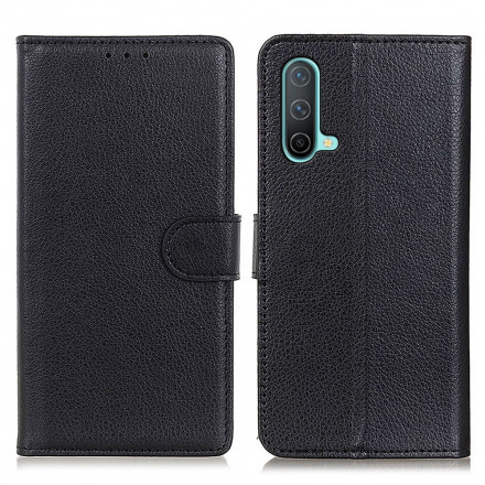 OnePlus Nord CE 5G Leatherette Case Traditional Lychee